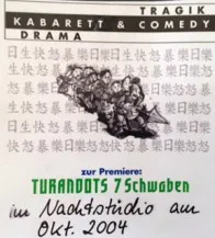 Plakat für Turandot's 7 Schwaben